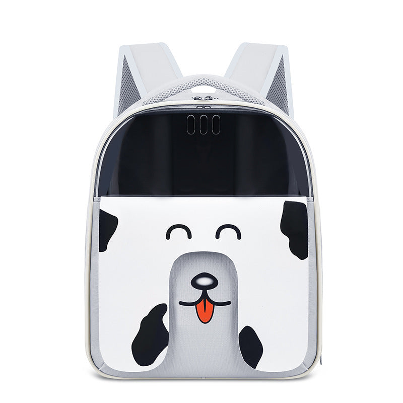 Zainetto Trasportino Cani Gatti - Design Viso Cagnolino