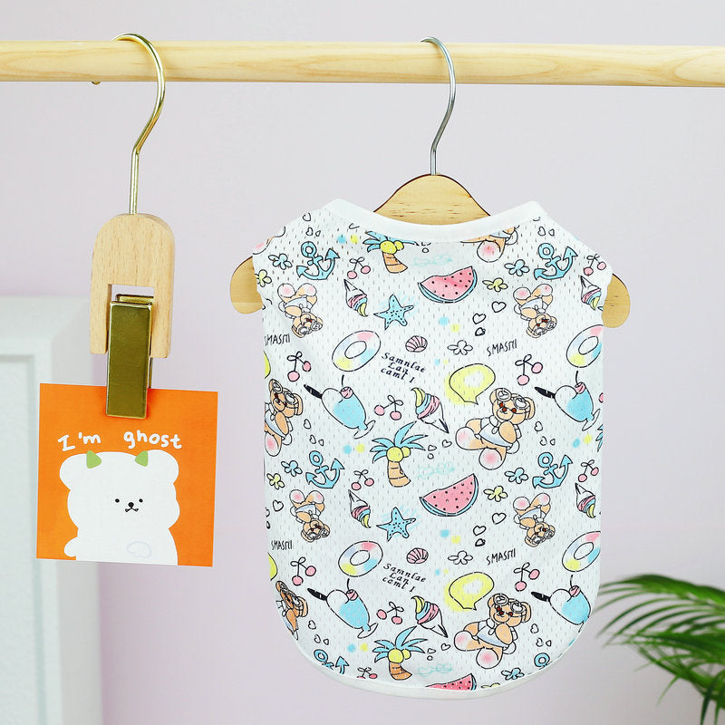 Maillot pour chiens protection solaire sans manches - UV et léger