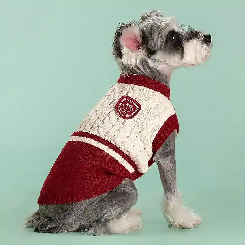 Maglione Beauty per Cani - Smanicato Intrecciato Traspirante by Dog Moda