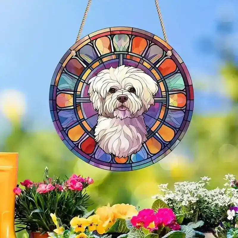 Pendaglio Cani Colorato con Catenella - Diverse Razze by Dog Moda