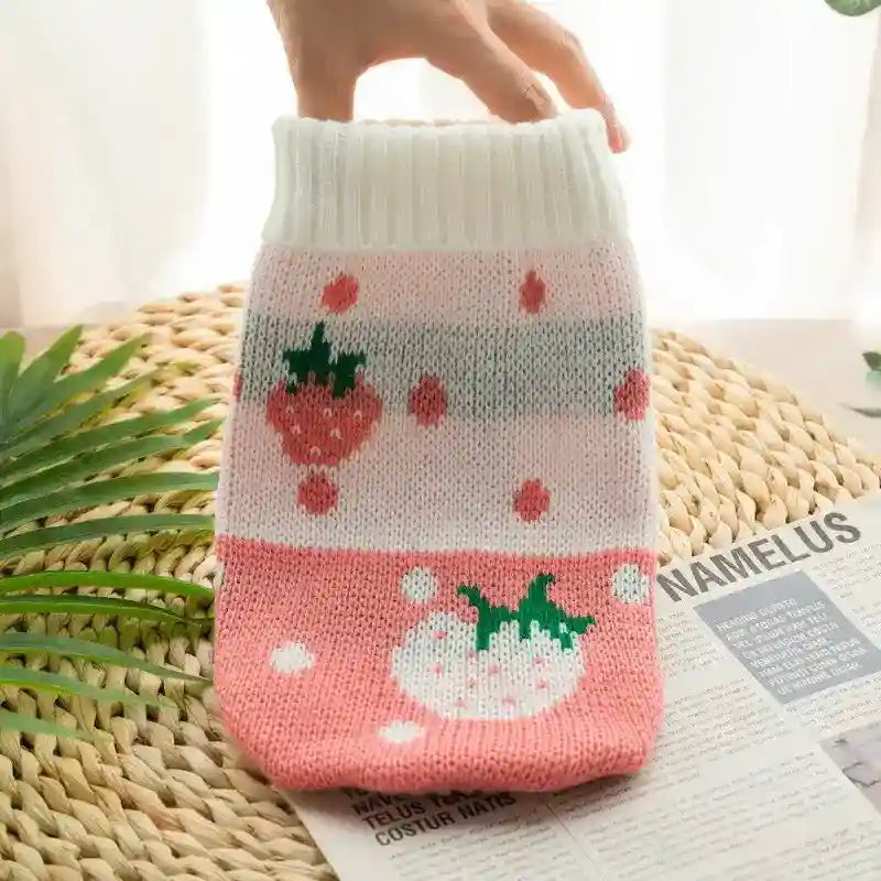 犬と猫用冬用セーター - 暖かくて柔らかい