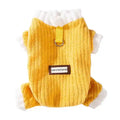 イージリーサティスファイド 犬猫用ジャンプスーツ - イエローリブ トレンディ