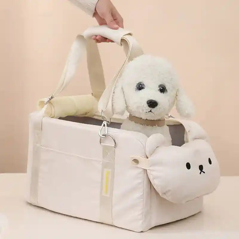 Trasportino Auto Cani Gatti Fluffy Baby - Sicuro Viaggio by Dog Moda