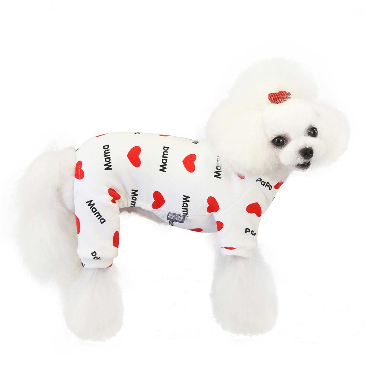 Warm Fleece Jumpsuit for Small Dogs Model "Oreste"