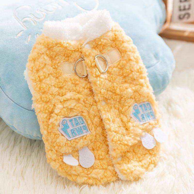 Abrigo de Lana para Perros - Suave con Parche Adorable