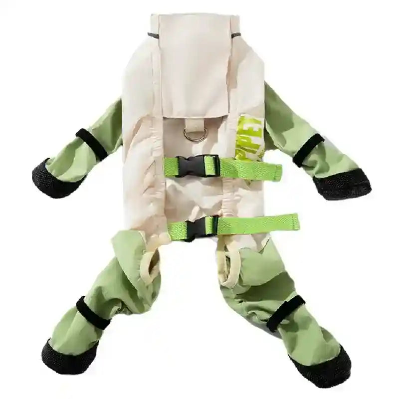 Impermeable para Perro 4 Patas con Botines Impermeables