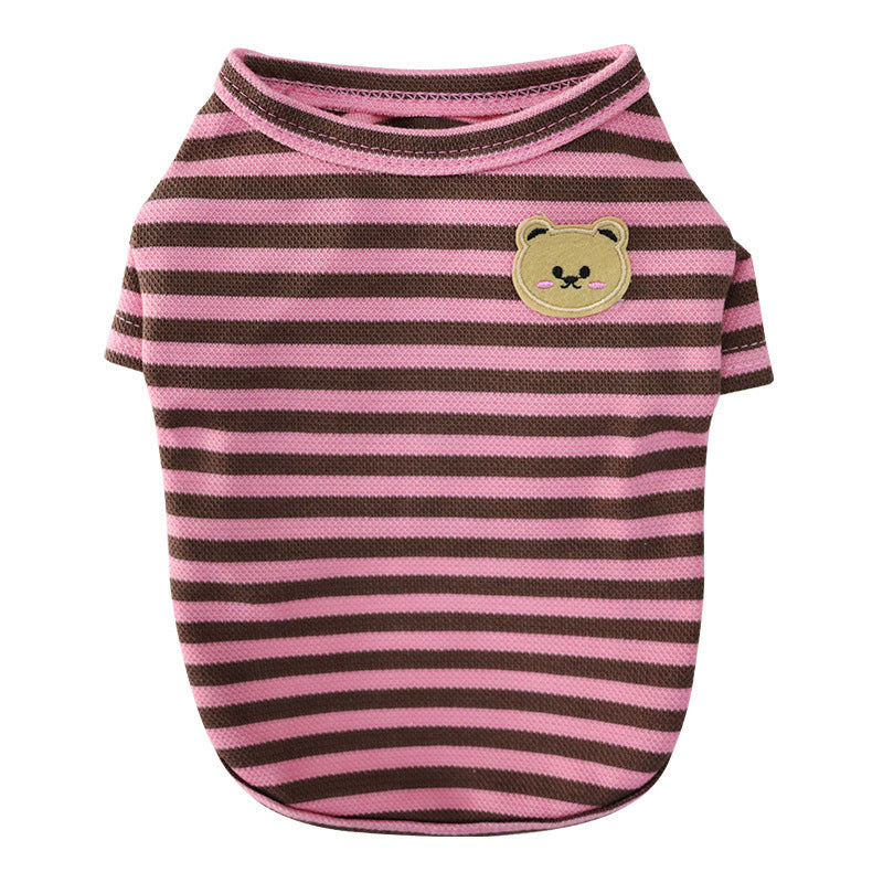 Stile a Righe: Magliettina Chic per Cani di Piccola Taglia - Dog Moda