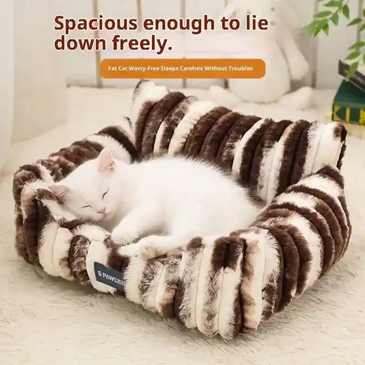 Cuccia Pawszen Rettangolare con Schienale Alto per Cani e Gatti by Dog Moda