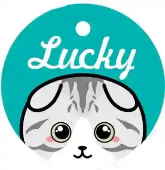 Medaglietta Gatto Personalizzata con Nome e Campanellino by Dog Moda