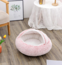 Cuccia Avvolgente "Comfort Ciambella" in Pile con Copertina - Dog Moda