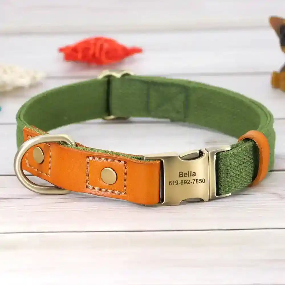 Collare Yatch per Cani in Pelle - Regolabile e Resistente by Dog Moda