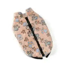 Manteau sans manches en polaire "Paw" pour chiens avec motif pattes
