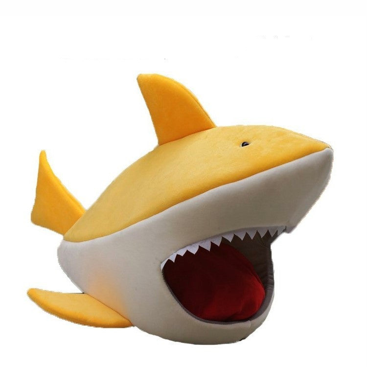 Cuccia per Cani e Gatti Modello "Shark" – Divertente, Comoda e Originale!