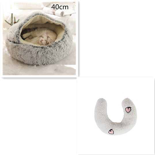 Cuccia Avvolgente "Comfort Ciambella" in Pile con Copertina - Dog Moda