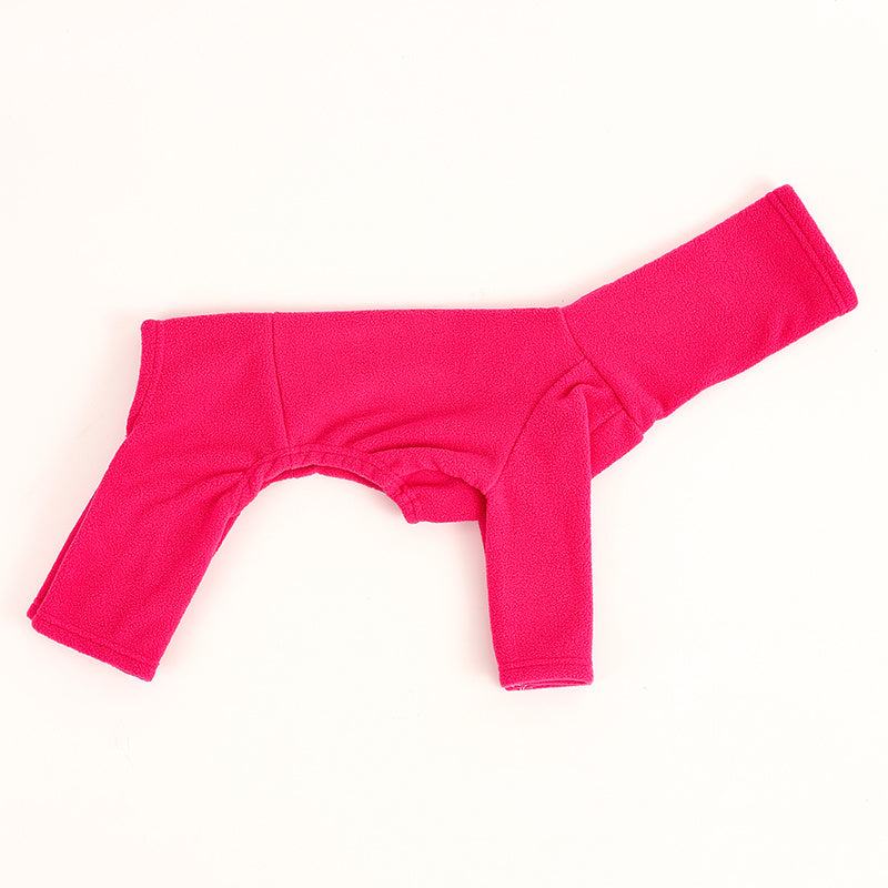Combinaison en polaire pour chiens 4 pattes - polaire double face chaude et douce