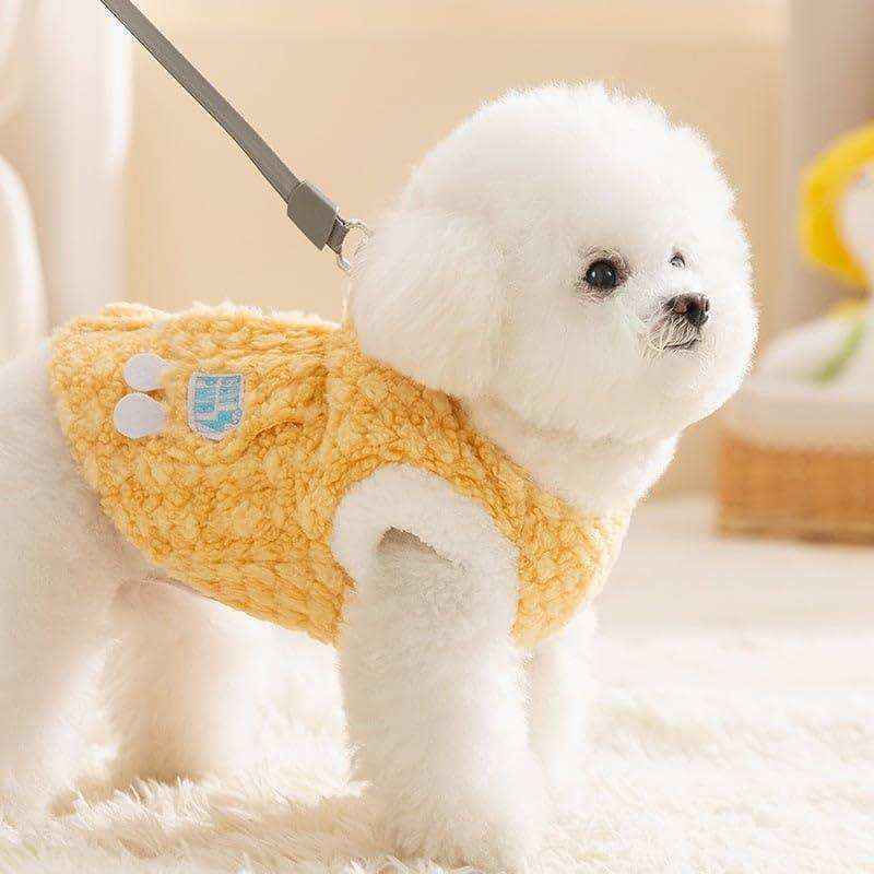 Abrigo de Lana para Perros - Suave con Parche Adorable