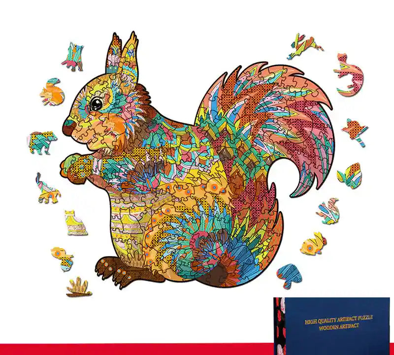 Puzzle 3D Legno Animali - Panda Aquila Cavallo Alato by Dog Moda