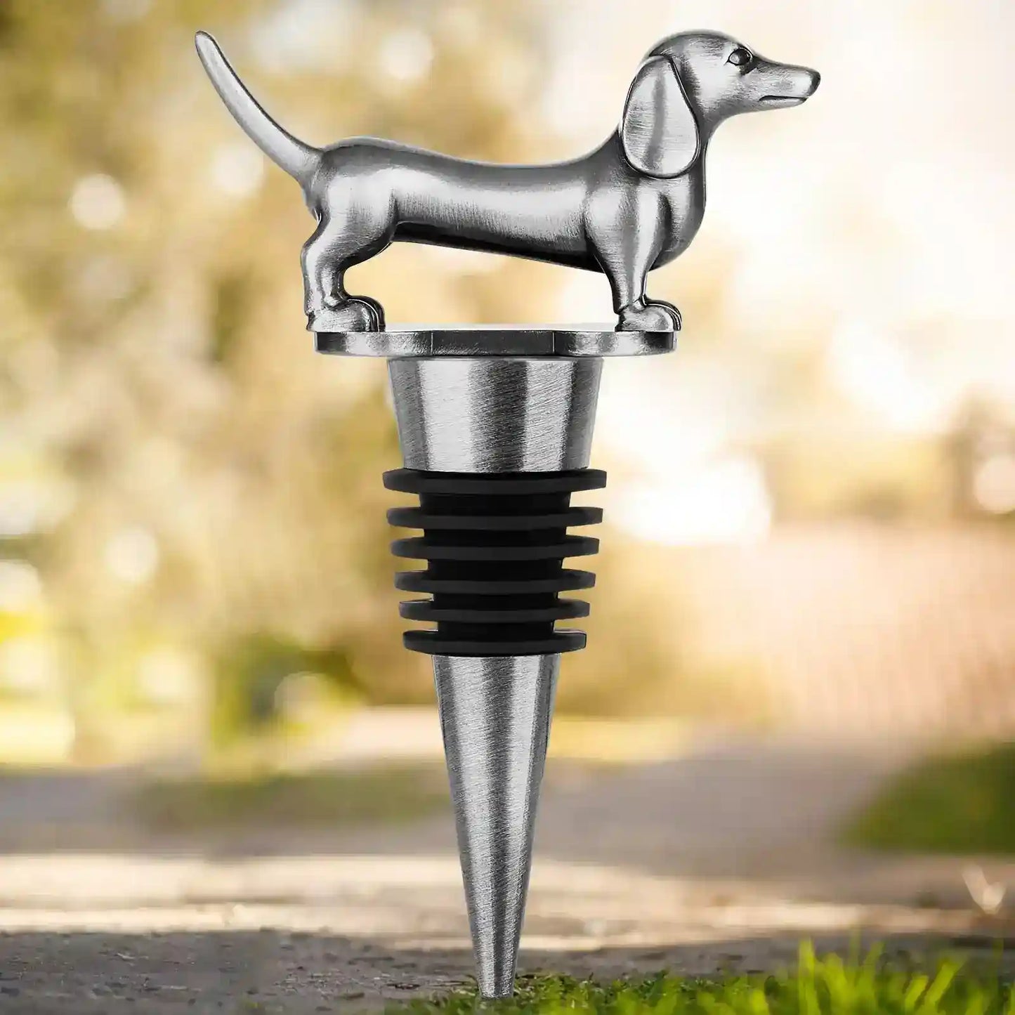 Tappo Vino Bassotto - Chiusura Bottiglia Decorativa by Dog Moda
