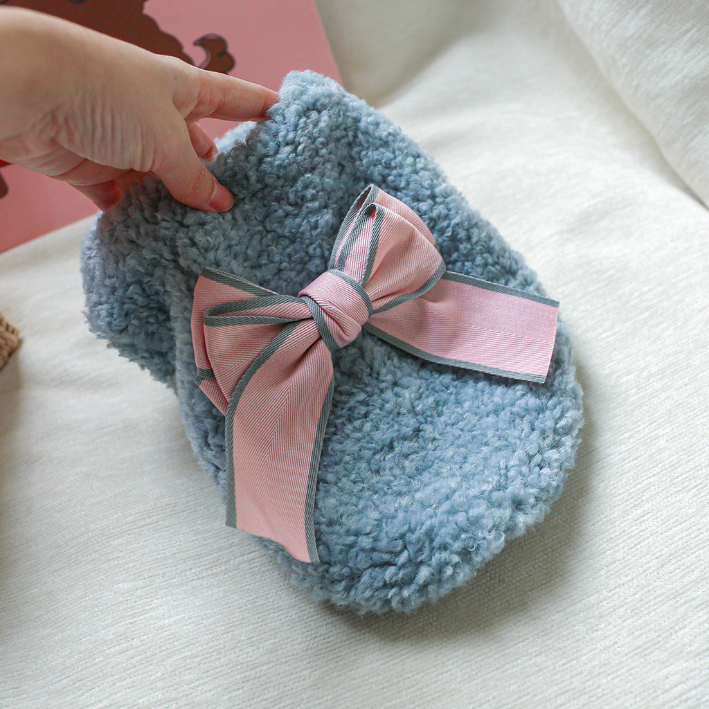 Cappotto per Cani con Fiocco - Pile Agnello Morbido