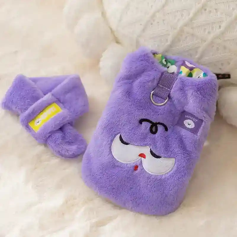 Sudadera para Perros y Gatos Osito - Capucha Bufanda Invernal