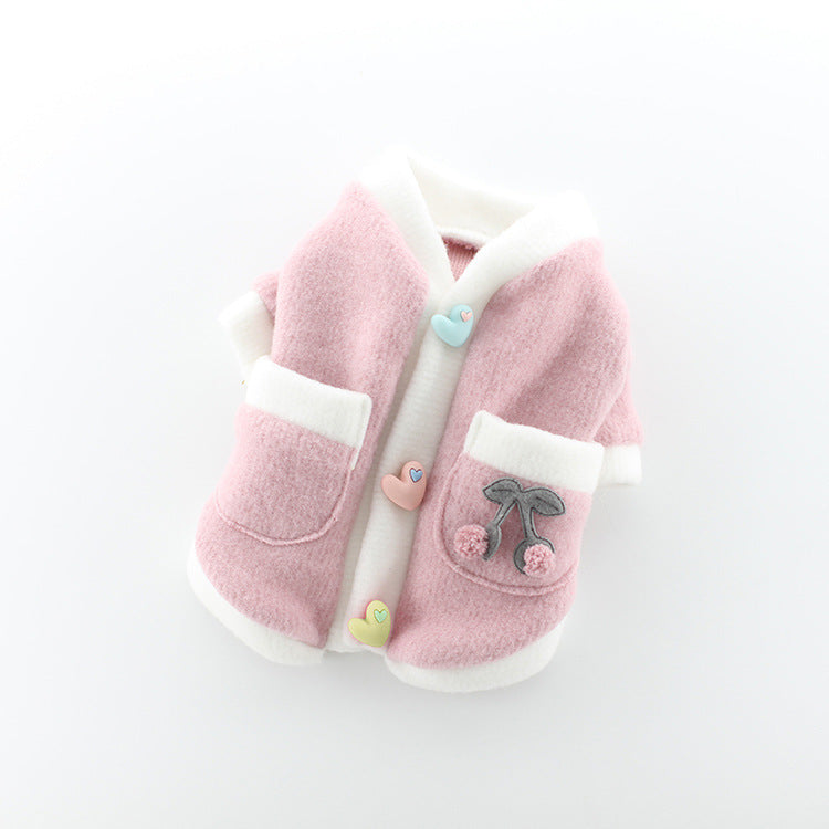 Chihuahua Coat "Berry" - Warm, Soft and Super Chic! ✨