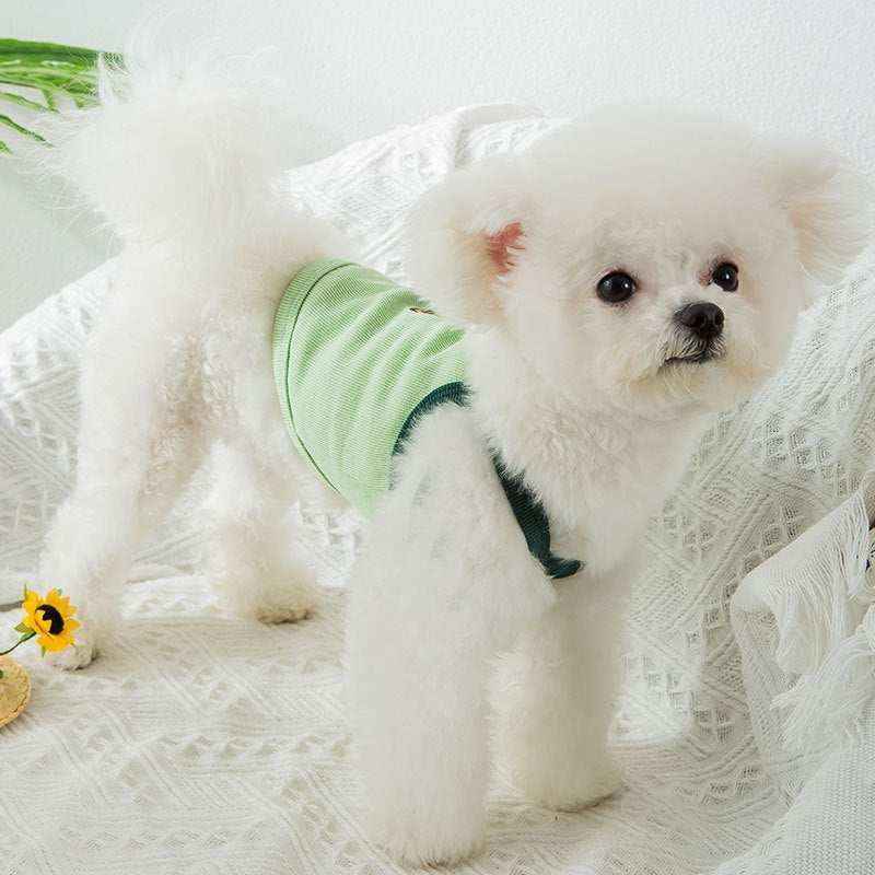 Canotta per Cani Ricamata | Leggera e Traspirante | Dogmoda by Dog Moda