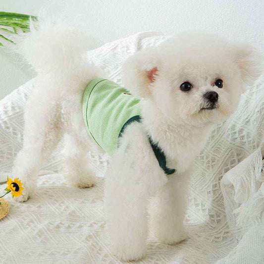 Canotta per Cani Ricamata | Leggera e Traspirante | Dogmoda by Dog Moda