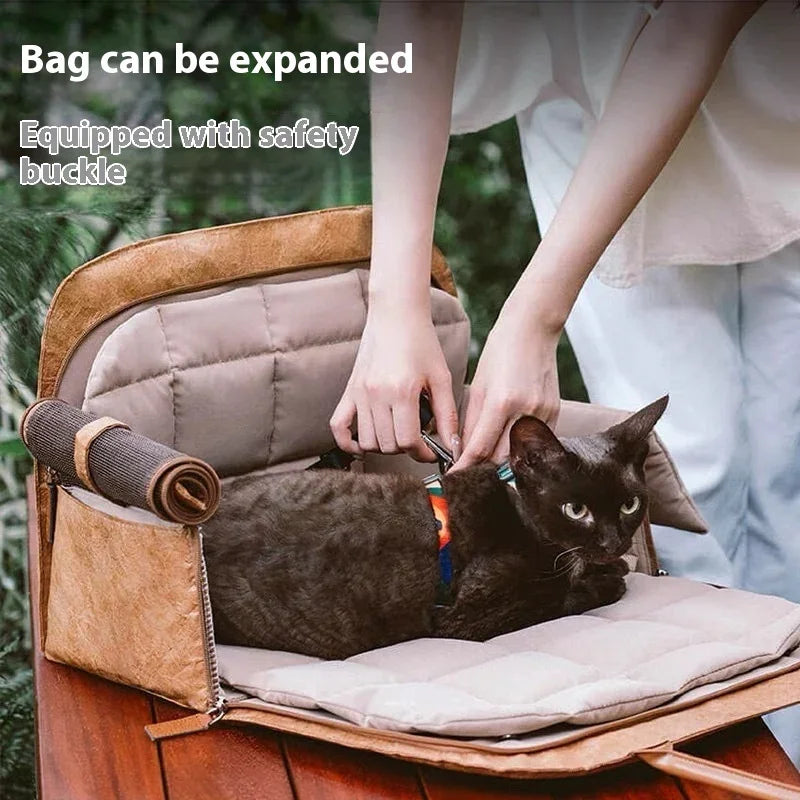 Transportväska för hundar och katter med axelrem