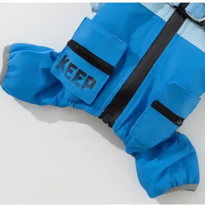 Mono impermeable para perros - Reflectante para exteriores acolchado