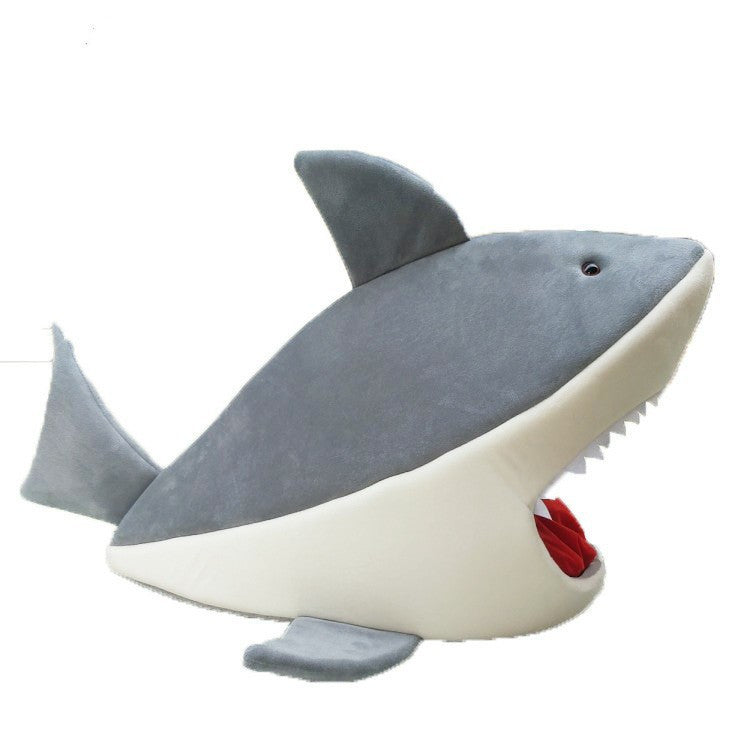 Cuccia per Cani e Gatti Modello "Shark" – Divertente, Comoda e Originale!