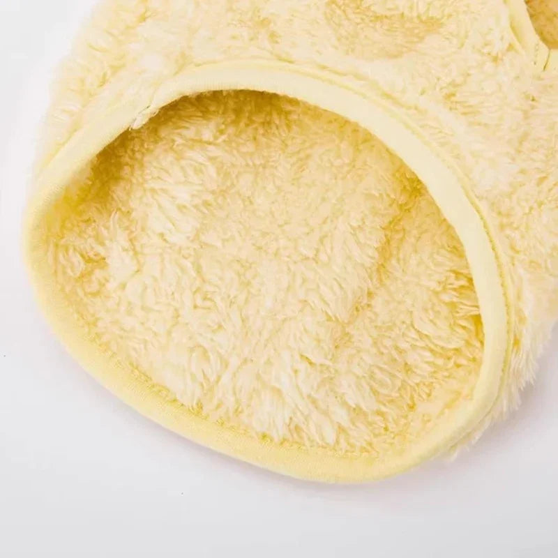 Exquisite Sleeveless Dog Sweater - Warm Fleece Ring Harness