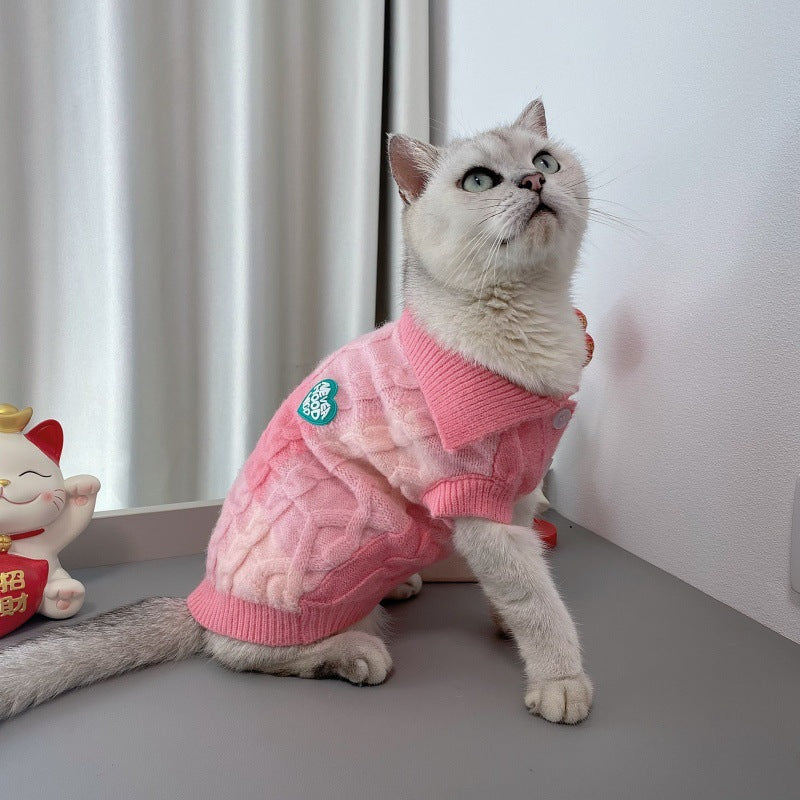 Pull en laine pour chats Kawaii - Style japonais