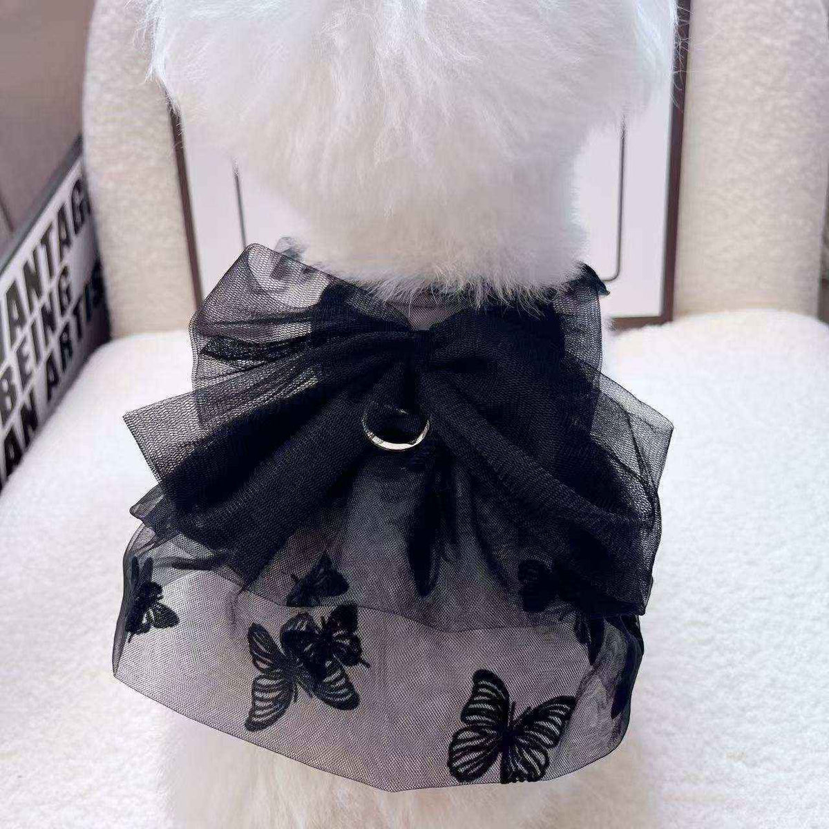 Vestito Chihuahua Rosa Ricamata | Abito Elegante in Raso | Dogmoda by Dog Moda