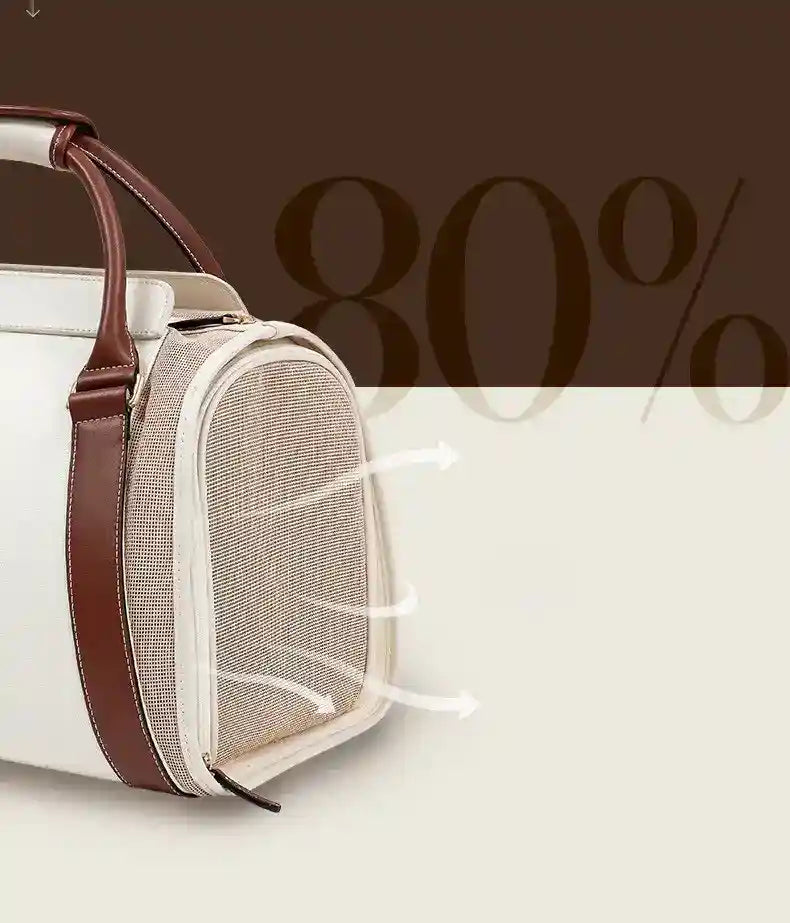 Borsa Trasportino Premium Ecopelle con Tracolla Monospalla by Dog Moda