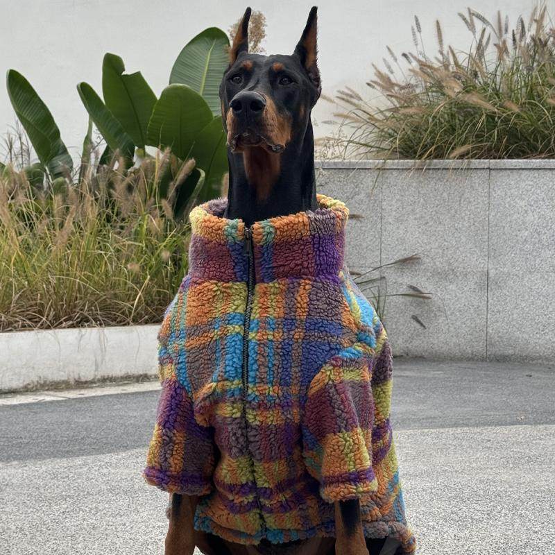Sudadera para Perro de Forro Polar de Borrego Colorido Forro Cálido Instagram