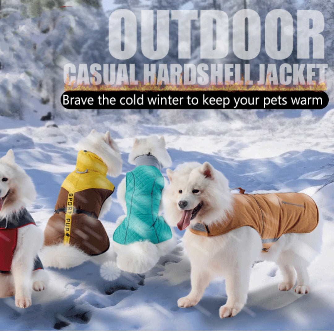 Arctic Shield Dog Coat - Padded Raincoat