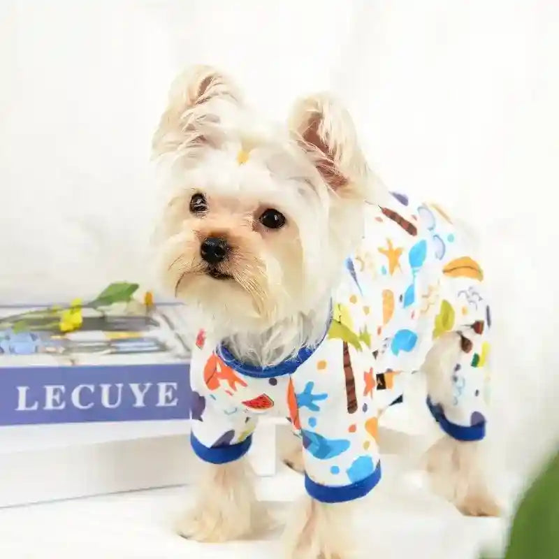 Tuta Elasticizzata per Cani Stampa Anguria - Dogmoda by Dog Moda