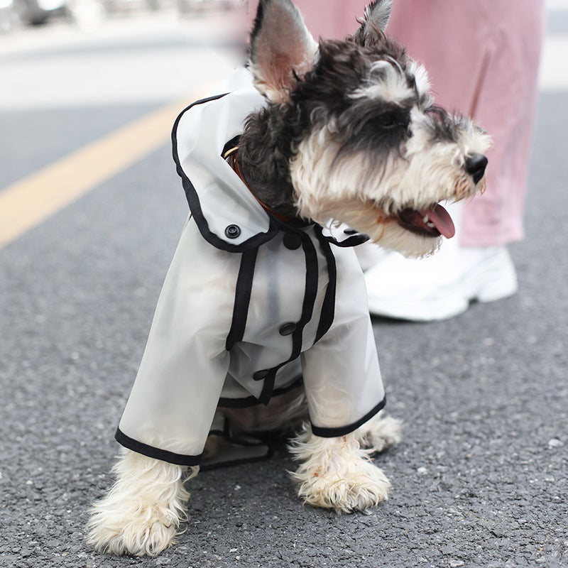 Raincoat for small and medium sized dogs "Cristal"