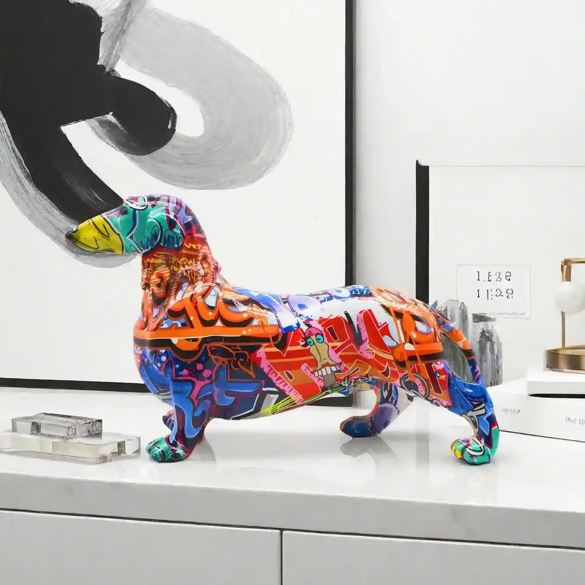 Statua Bassotto Decorativa 21cm o 38cm - Idea Regalo by Dog Moda