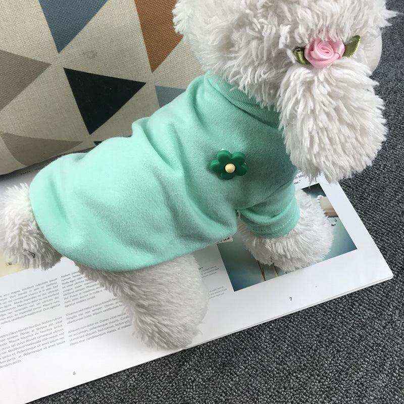 Camiseta de Algodón para Perros "Daisy" - Comodidad y Estilo para Cada Temporada