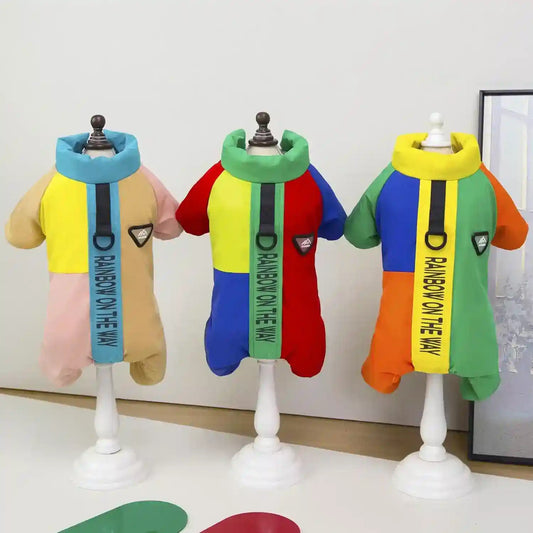 Cappotto Impermeabile per Cani con Zampe - Rainbow by Dog Moda