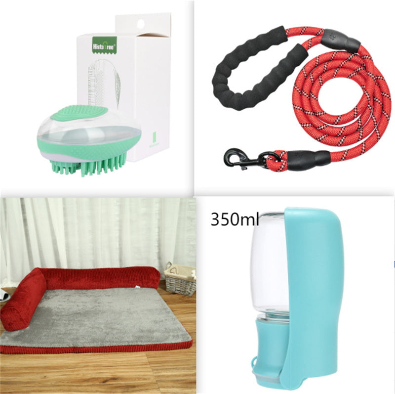 Rectangular Dog Bed "Luna" - Soft and Comfortable with Side Rails