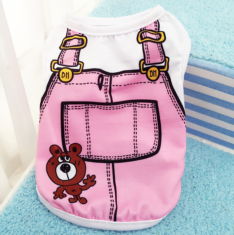 "Little Teddy" Sleeveless Dog Shirt