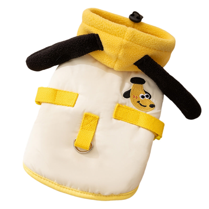 Cappotto Oliver con Cappuccio per Cani e Gatti - XS-XXL