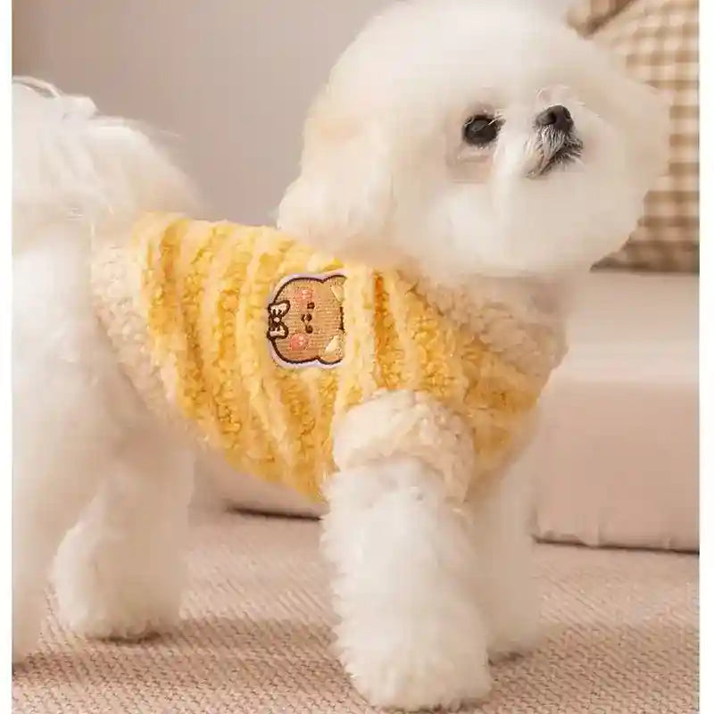 Chaleco Sherpa para Perros y Gatos - Acolchado Caliente de Invierno