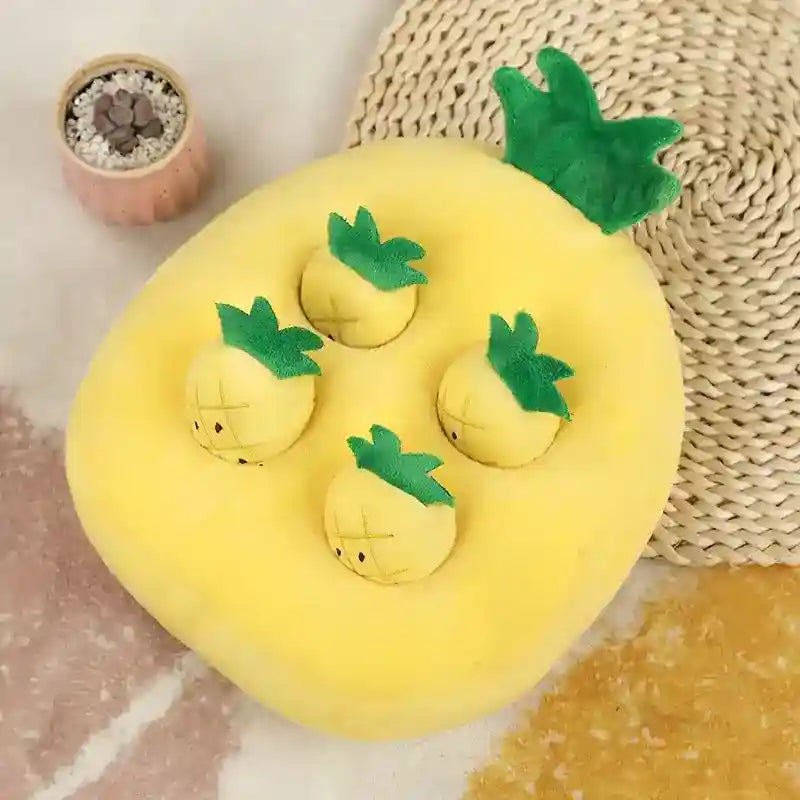Gioco Peluche Cani Gatti Nascondi Snack Frutta Verdura by Dog Moda