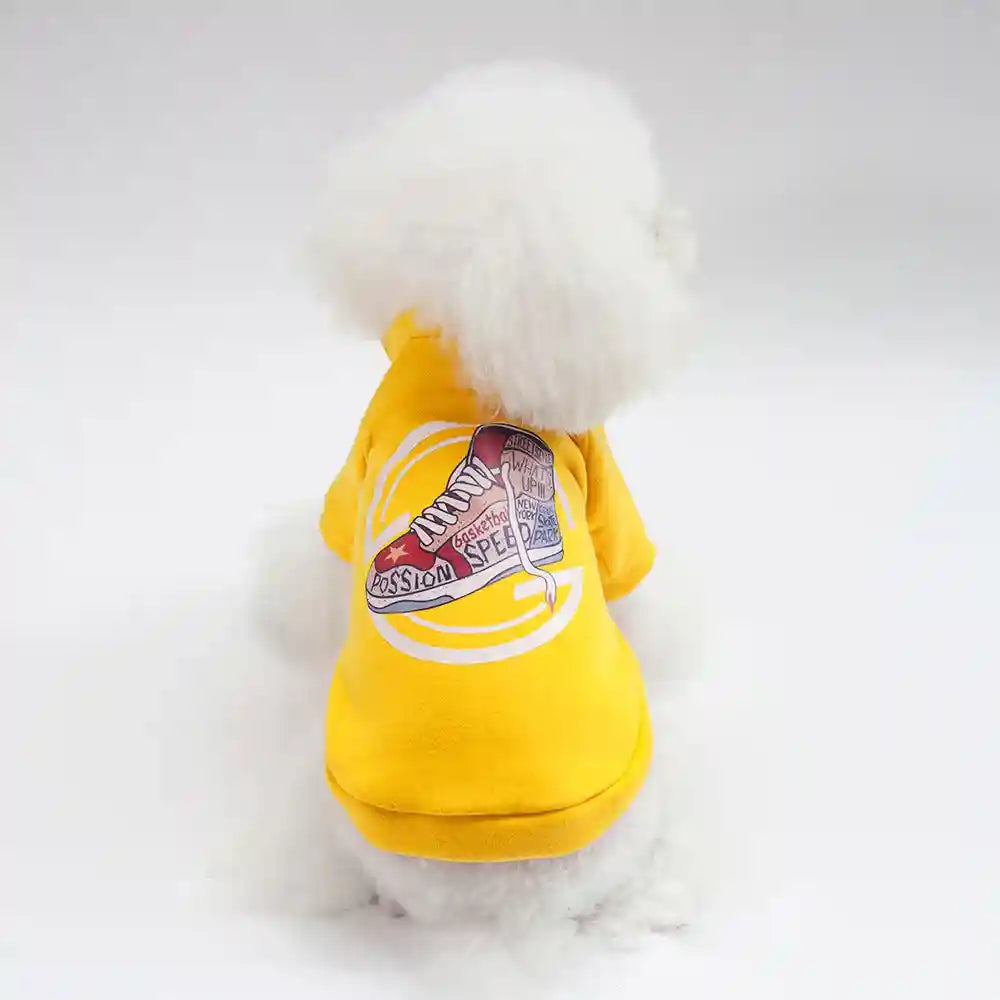 Felpa Pile Cani con Stampe - Cappuccio e Design Trendy by Dog Moda
