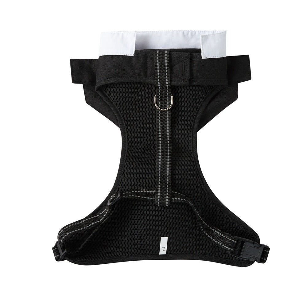 Elegant "Smoking" dog harness for special occasions
