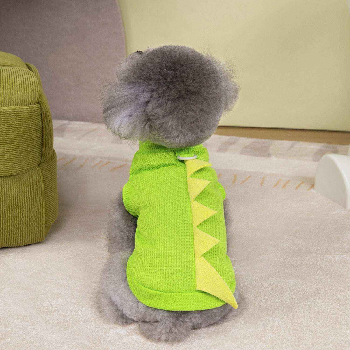 Maglia Cane Dinosauro | Pettorina Integrata | T-Rex | Dogmoda