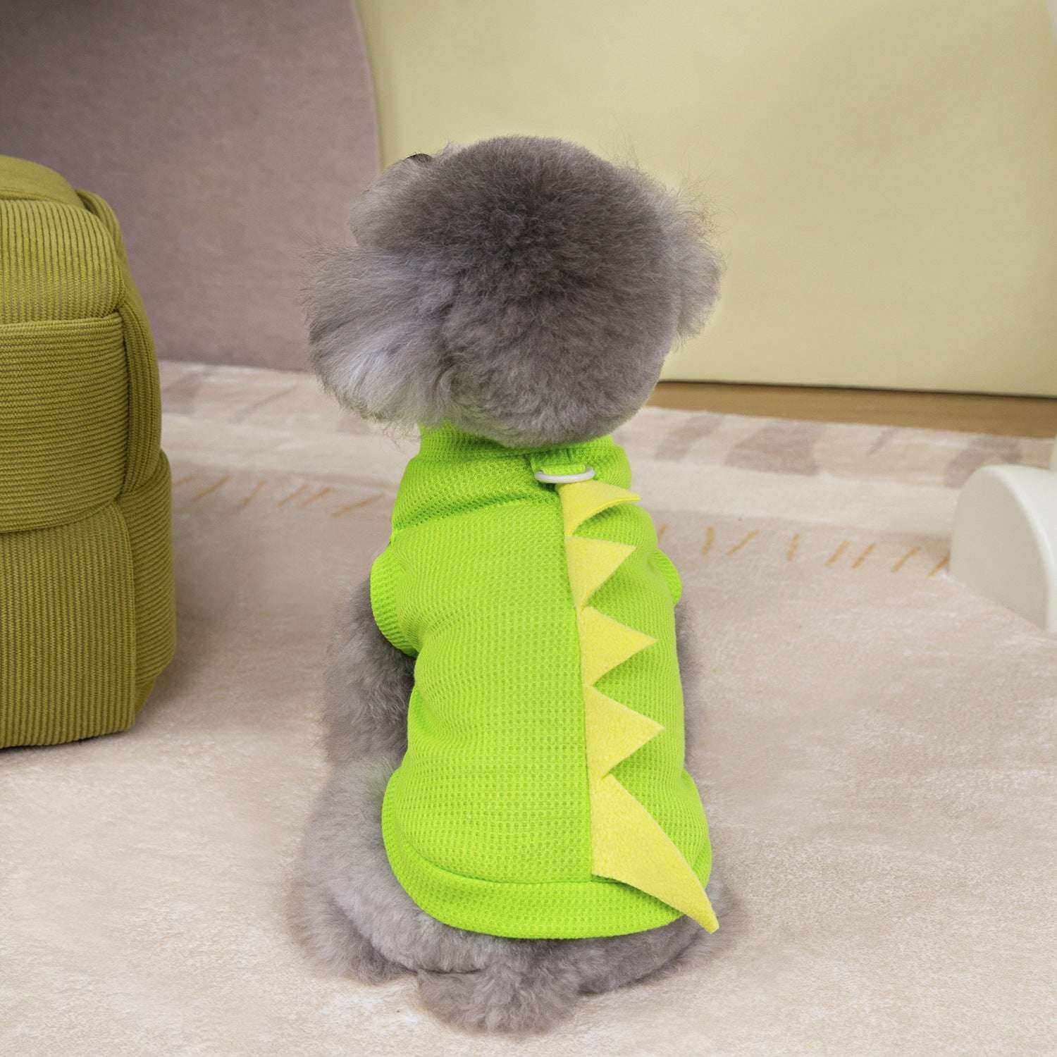 Maglia Cane Dinosauro | Pettorina Integrata | T-Rex | Dogmoda